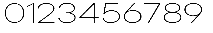 Gorvain Thin Expanded Font OTHER CHARS