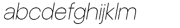 Gorvain Thin Slanted FONT