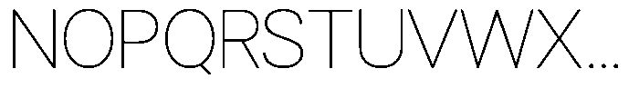 Gorvain Thin Font UPPERCASE