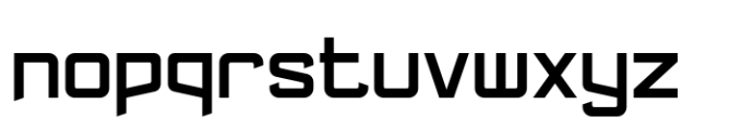 Goryn Cut Regular Font LOWERCASE