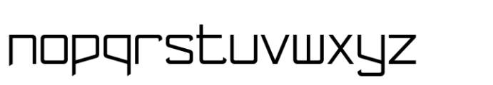Goryn Cut Thin Font LOWERCASE