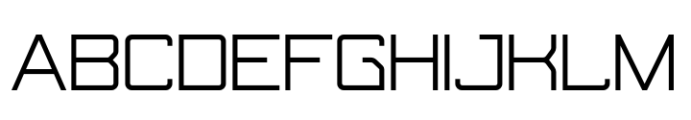 Goryn St Thin Font UPPERCASE