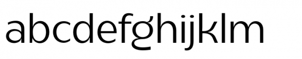 Gosent Light Font LOWERCASE