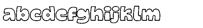 Gosh Thing Outline FONT