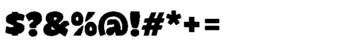 Gosh Thing Regular Font OTHER CHARS