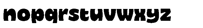 Gosh Thing Regular Font LOWERCASE