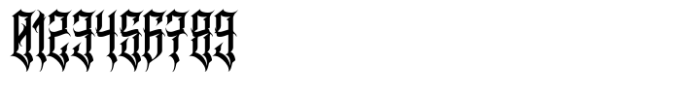 Goth Fingers Font OTHER CHARS