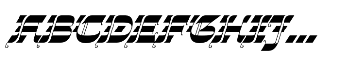 Gothalian Black Slant Font