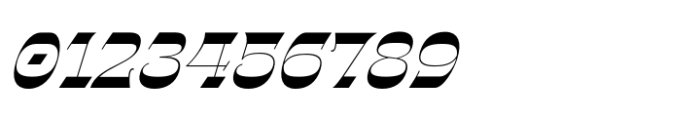 Gothalian Bold Slant Font OTHER CHARS