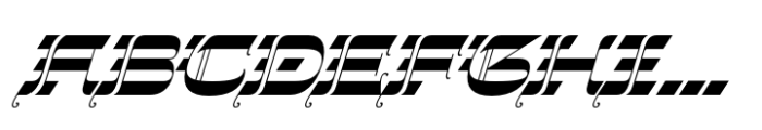 Gothalian Extra Bold Slant Xp Font