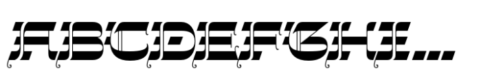 Gothalian Extra Bold Xp Font UPPERCASE