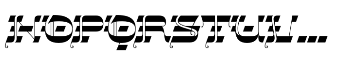 Gothalian Extra Bold Xp Font UPPERCASE