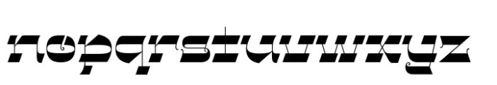 Gothalian Extra Bold Xp Font LOWERCASE