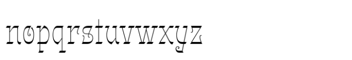Gothalian Extra Light Cd Font LOWERCASE