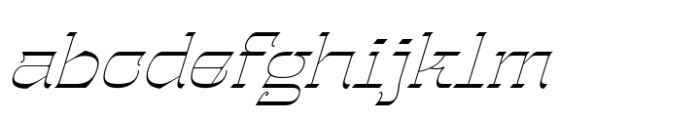 Gothalian Extra Light Slant Xp FONT