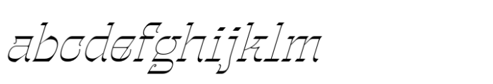Gothalian Extra Light Slant FONT