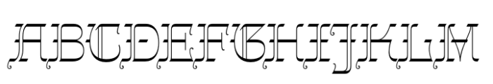 Gothalian Extra Light Font UPPERCASE