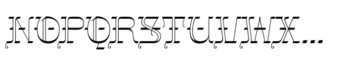 Gothalian Extra Light Font UPPERCASE