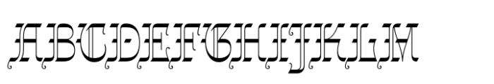 Gothalian Light Cd Font UPPERCASE