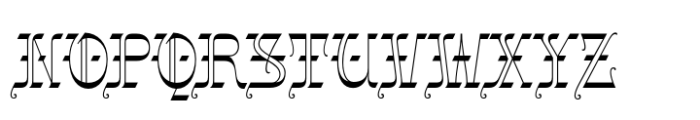 Gothalian Light Cd Font UPPERCASE