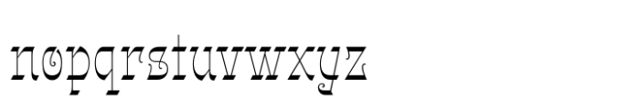 Gothalian Light Cd Font LOWERCASE