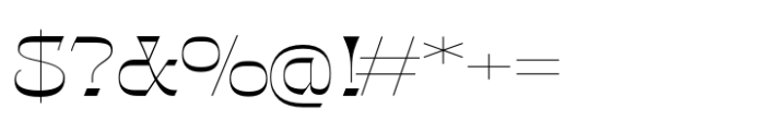 Gothalian Light Xp Font OTHER CHARS