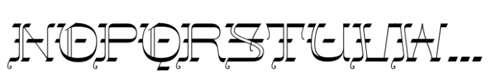 Gothalian Light Xp Font UPPERCASE