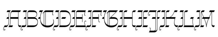 Gothalian Light Font UPPERCASE