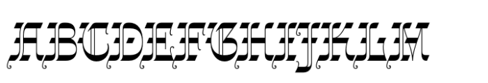 Gothalian Medium Cd Font UPPERCASE