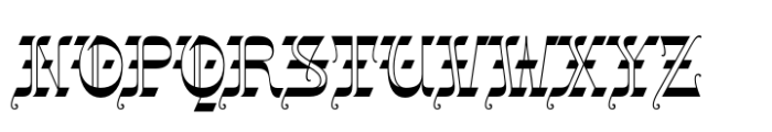 Gothalian Medium Cd Font UPPERCASE