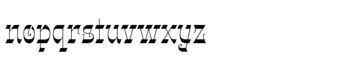 Gothalian Medium Cd Font LOWERCASE