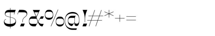 Gothalian Medium Font OTHER CHARS