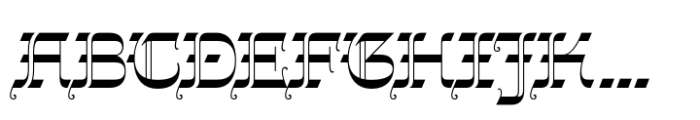 Gothalian Medium Font UPPERCASE