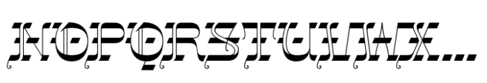 Gothalian Medium Font UPPERCASE