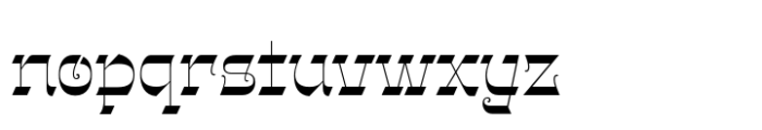 Gothalian Medium Font LOWERCASE