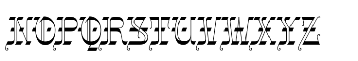 Gothalian Regular Cd Font UPPERCASE