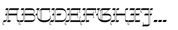 Gothalian Regular Xp Font UPPERCASE