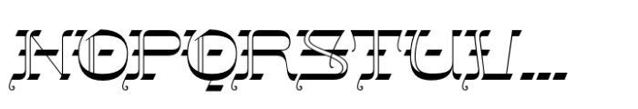 Gothalian Regular Xp Font UPPERCASE