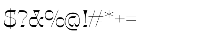 Gothalian Regular Font OTHER CHARS