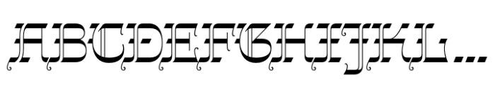 Gothalian Regular Font UPPERCASE