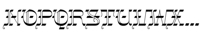 Gothalian Regular Font UPPERCASE