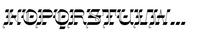Gothalian Semi Bold Font UPPERCASE