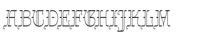 Gothalian Thin Cd Font UPPERCASE