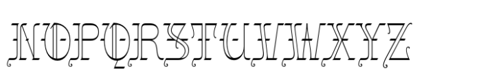 Gothalian Thin Cd Font UPPERCASE