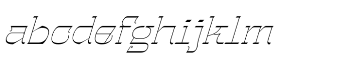 Gothalian Thin Slant Xp FONT