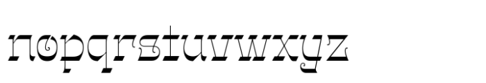 Gothalian Variable Font LOWERCASE