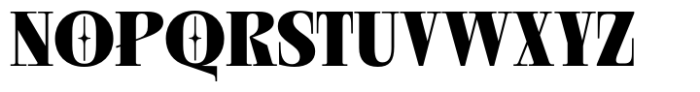Gothania Serif Regular Font UPPERCASE