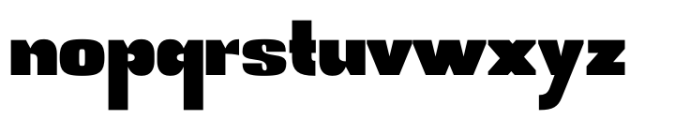 Gothema Black Font LOWERCASE
