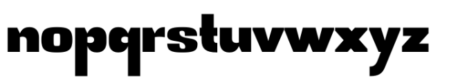 Gothema Extra Bold Font LOWERCASE