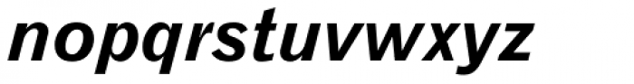 Gothic 720 Bold Italic Font LOWERCASE